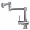 Alfi Brand Brushed SS Retractable Sgl Hole Kitchen Faucet AB2038-BSS